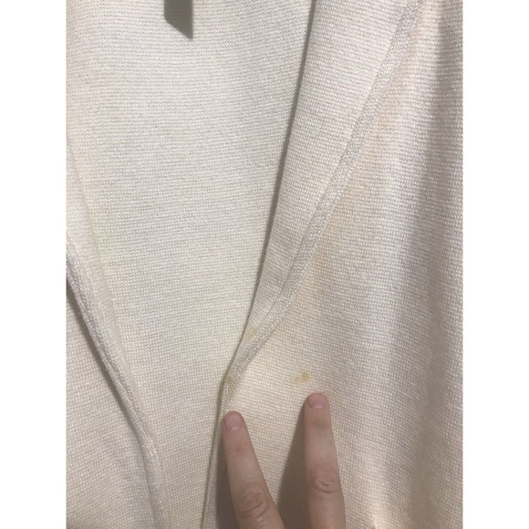 J.Crew 365 Sophie in Beige Open-Front Sweater Blazer Cardigan XXXL 3x 3/4 Sleeve - Picture 4 of 6